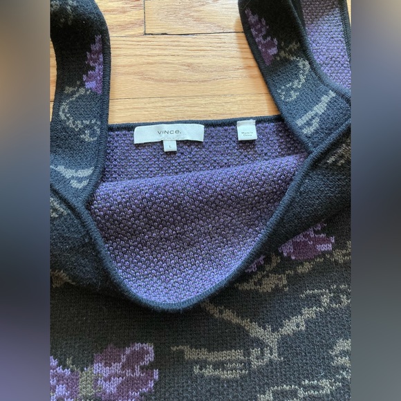 💜 EUC Vince Orchid cashmere & wool blend bralette tank top - Picture 10 of 14